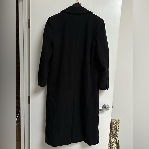 Vintage Black London Fog Wool Coat | 100% Wool Made in USA | Sz 8 regular - Picture 2 of 7